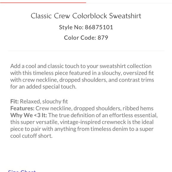 Free People Classic Crewneck Color Block Sweatshirt - Picture 4 of 9